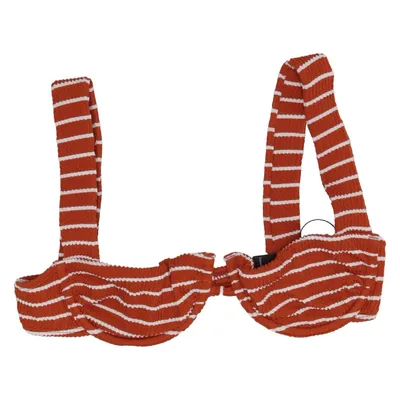 Bikini top (Bruin, Wit) van Free Society Elastaan, Polyamide, Polyester