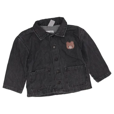 Jeansjacka (Grå) från H&M Bomull, Polyester