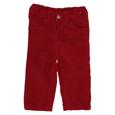 Corduroy pants (Red) from Mini Rodini Cotton