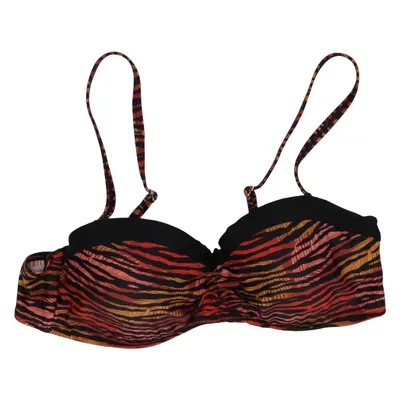 Haut de bikini (Orange, Noir, Multicolore) de Smiling Élasthane, Polyamide, Polyester