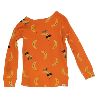 Långärmad t-shirt (Orange, Gul) från BabyGap Bomull