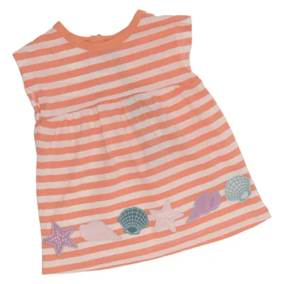 Dress (Orange, White, Multicolored) from Sense Organics Organic cotton