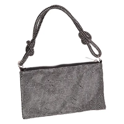 Sac pochette (Noir) de Luisa Cerano Fibre métallique, Polyester