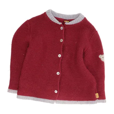 Cardigan (Rood, Grijs) van Steiff Kasjmier, Polyamide, Viscose, Wol