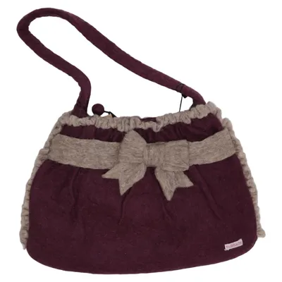 Handbag (Purple, Beige) from Én Gry & Sif