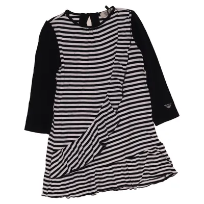 Dress (Blue, White) from Armani Baby Elastane, Viscose