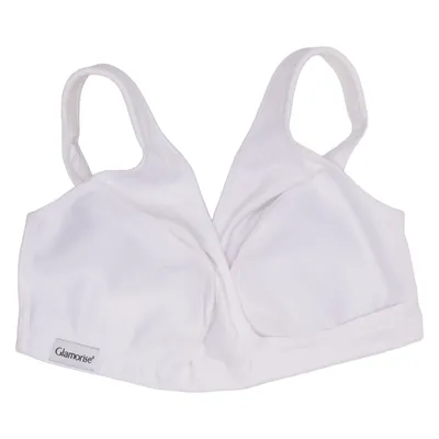 Sports bra (White) from Glamorise Elastane, Polyamide, Polyester