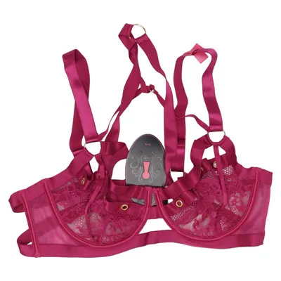Bra (Purple) from Private Collection Elastane, Polyamide