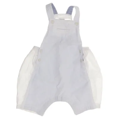 Hängselshorts (Vit) från Petit Bateau