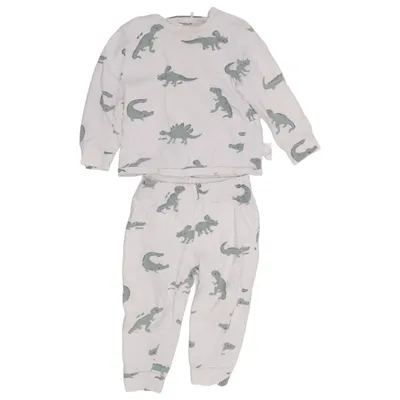 Pajamas (White, Green) from Prénatal Organic cotton