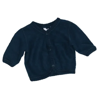 Cardigan (Blue) from Joha Merino wool