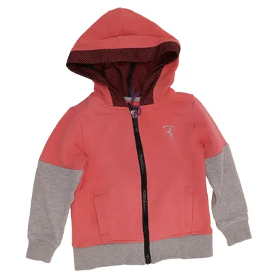 Capuchon sweater (Roze, Grijs) van Scuderia Ferrari Katoen, Polyester