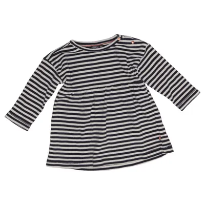 Dress (Blue, White) from Babyface Cotton, Elastane