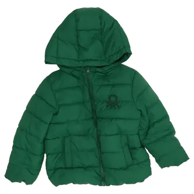 Vinterjakke (Grøn) fra Benetton Polyester