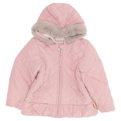 Veste d'hiver (Rose, Blanc, Gris) de Steiff Collection Polyester