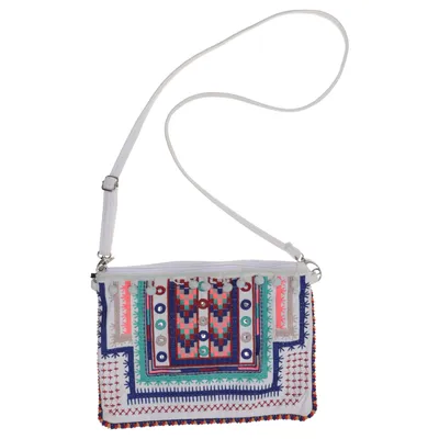 Shoulder-bag (White, Multicolored)