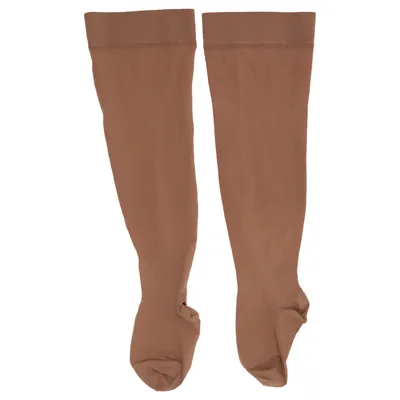 Tights (Brown) from Medi Elastane, Polyamide