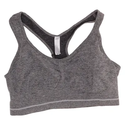 Sports bra (Gray) from 90 Degree by Reflex Elastane, Polyamide, Polyester, Polyurethane