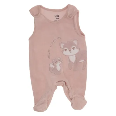 Rompers (Pink) from Baby C&A Cotton, Polyester