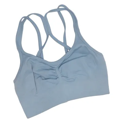 Brassière (Bleu) de Teveo Élasthane, Polyamide, Polyester