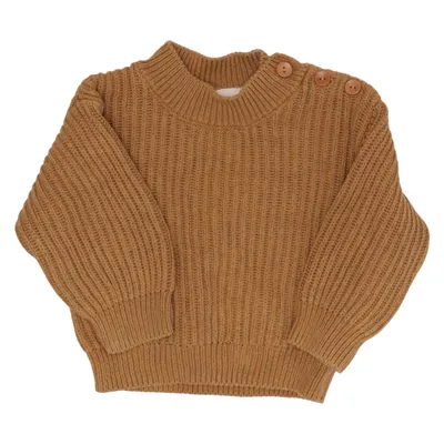Sweater (Brown) from Sense Organics Organic cotton