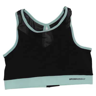 Sports-BH (Sort, Turkis) fra Ergeenomixx Elastan, Polyester