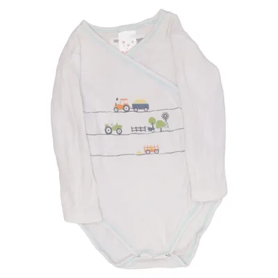 Body (White, Multicolored) from Pusblu Organic cotton