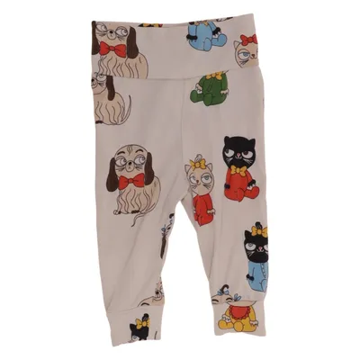 Leggings (Vit, Flerfärgad) från Mini Rodini Bomull, Elastan