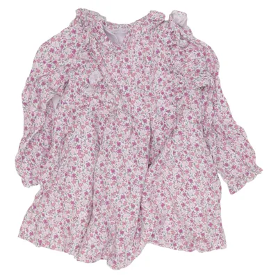 Robe (Blanc, Rose) de Lana Viscose