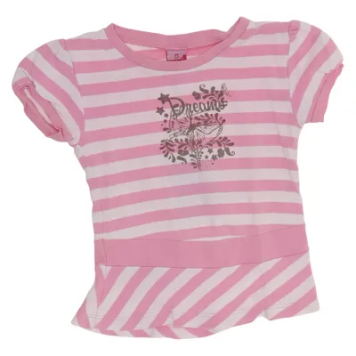 T-shirt (Rose, Blanc) de Tik & Tak Coton