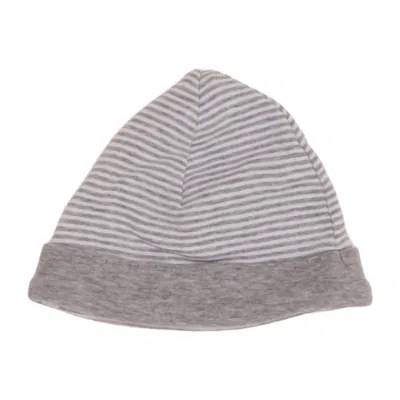 Beanie (Gray, White) from ISI mini Cotton, Elastane