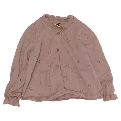 Cardigan (Brown) from Leevje Merino wool