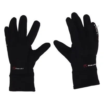 Gloves (Black) from Roeckl Elastane, Polyamide, Polyester