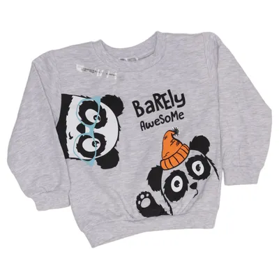 Sweatshirt (Gris, Multicolore) de Hello Baby Coton, Polyester