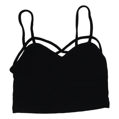 Bralette (Black) from Brandy Melville Cotton, Elastane, Viscose