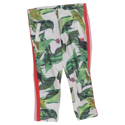 Broek (Wit, Groen) van Michelle Morin x H&M Polyester