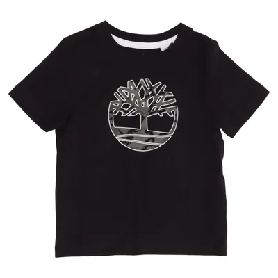 T-shirt (Black) from Timberland Cotton