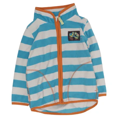 Fleecejacke (Blau, Weiß, Mehrfarbig) von Liegelind Baumwolle, Elasthan, Polyester
