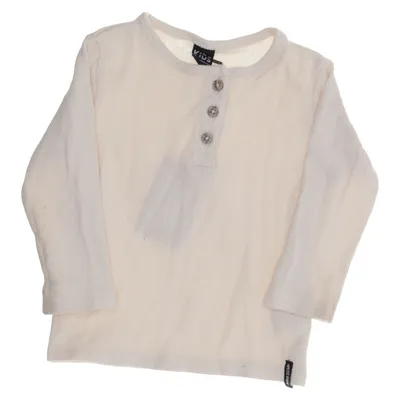 Henley T-shirt (Beige) fra Kids Bomuld, Elastan