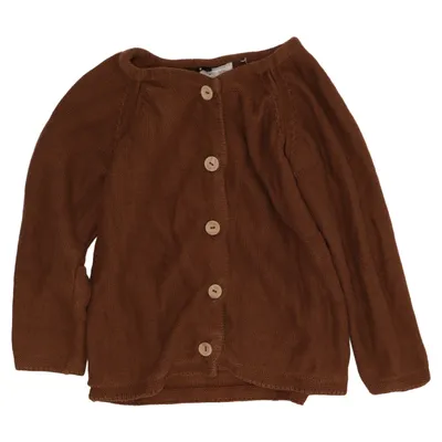 Cardigan (Brun) fra The Simple Folk Økologisk bomuld