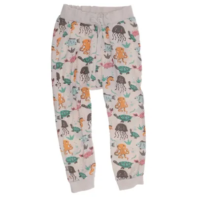 Pantalon de survêtement (Beige, Multicolore) de Name It Élasthane, Coton biologique