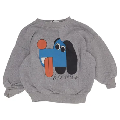 Sweatshirt (Gray, Multicolored) from Bobo Choses Organic cotton