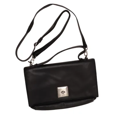 Shoulder-bag (Black) from Voi Leather