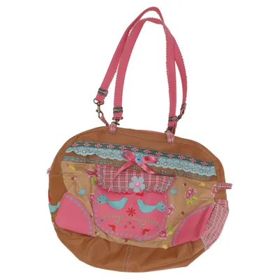Håndtaske (Brun, Pink, Flerfarvet)