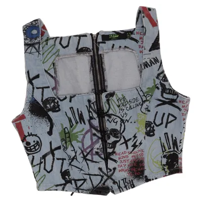 Crop top (Blå, Flerfärgad) från Jaded London Bomull