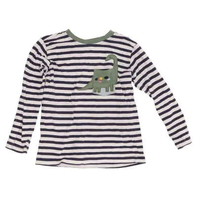 T-shirt à manches longues (Blanc, Bleu) de Alana