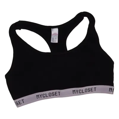Brassière (Noir) de Speidel Coton, Élasthane