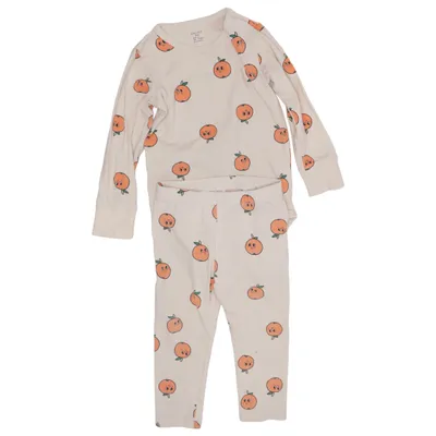 Pajamas (Beige, Orange) from Lindex Baby Cotton, Elastane