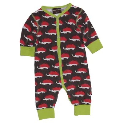 Rompers (Brown, Green, Red) from Maxomorra Elastane, Organic cotton