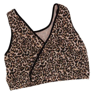 Sport-BH (Brun, Svart, Beige) från Ulla Popken Elastan, Ekologisk bomull